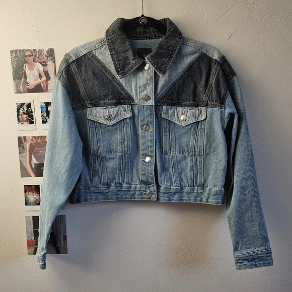 ジャケット・アウター Patchwork Denim Jacket LLA0321 Patchwork Denim Jacket LLA0321